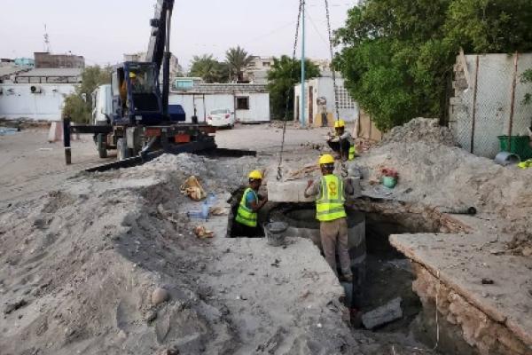 الرسوخ تنفذ أعمال بنية تحتية وإنشاءات داعمة للقطاع الصحي