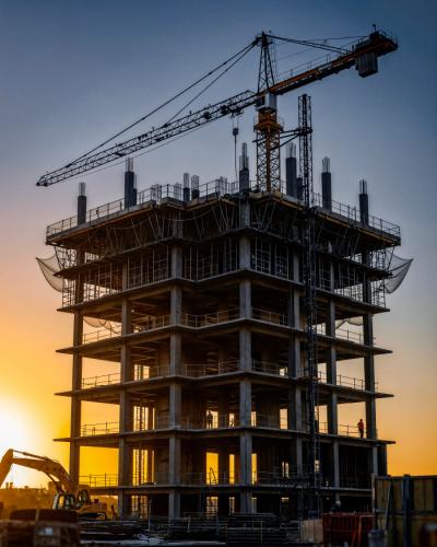 تنفيذ المباني السكنية